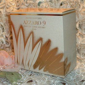AZZARO 9  Dusting Bath Body Powder 5.3oz/150g  RARE New In Box